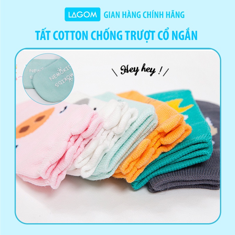 Tất hình thú cho bé ngắn cổ dễ thương | tất chống trượt cho trẻ em 1-3-5 tuổi