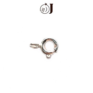 Khóa dây chuyền bạc MĐJ076 móc khóa tròn bạc 925