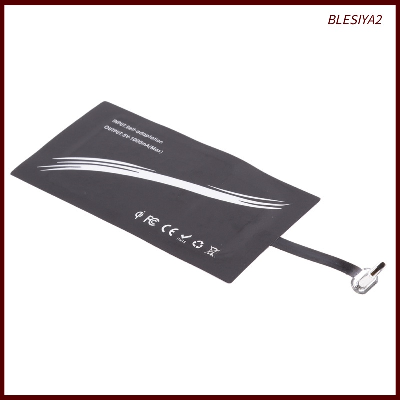 Qi Wireless Charging Receiver Card Charger Module Mat For USB Type C Phones