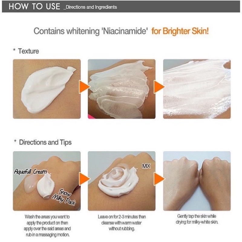 Kem Ủ Trắng Da Toàn Thân SNOW WHITE MILKY PACK Dưỡng Trắng Da Toàn Thân Chính Hãng (200ml) | BigBuy360 - bigbuy360.vn