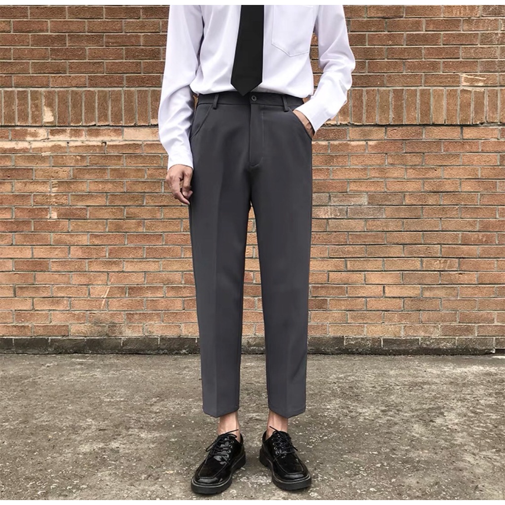 Quần âu nam hàn quốc , Chất liệu cotton hàn cao cấp , Phong cách thời trang cao cấp thương hiệu DHD