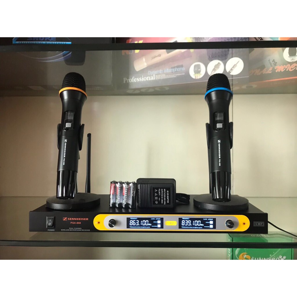 MICRO KHÔNG DÂY KARAOKE CAO CẤP SENNHEISER PGX-868 GIÁ TỐT NHẤT