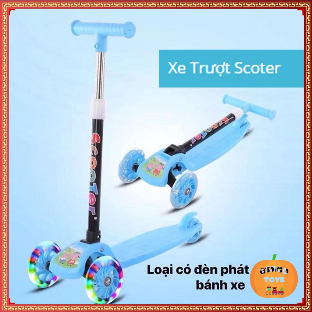 Đồ chơi Xe Trượt Scoter 3 Bánh Phát Sáng cho bé