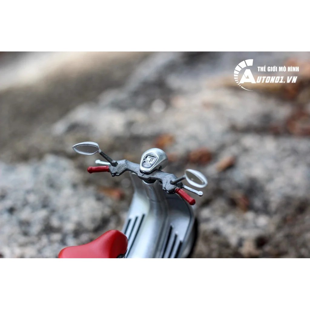 MÔ HÌNH XE VESPA 946 2014 SILVER 1:18 WELLY 7171G