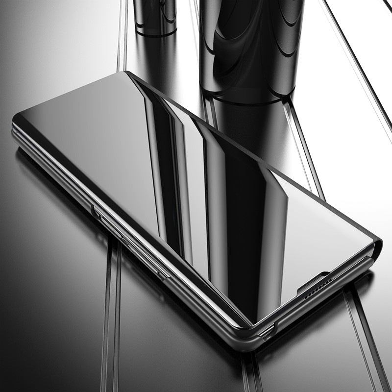 Ốp Điện Thoại Cứng Nắp Gập Tráng Gương Mạ Điện Sang Trọng Cho Samsung Galaxy Z Fold 2