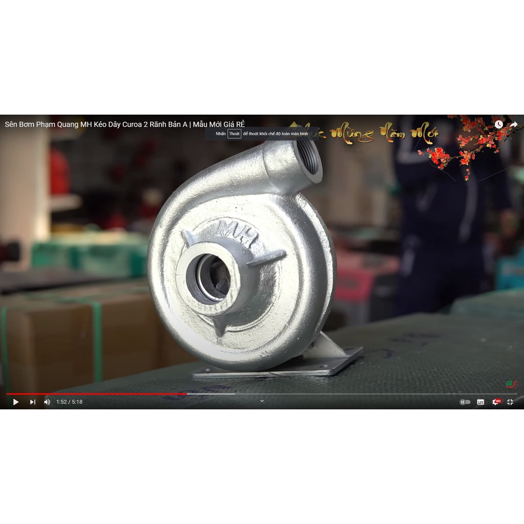 Sên bơm Phạm Quang hút 49 xả 42