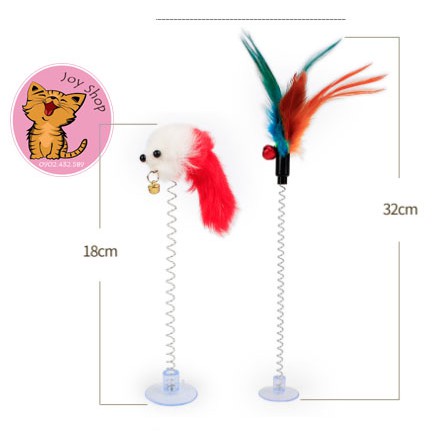 [Mã PET50K giảm Giảm 10% - Tối đa 50K đơn từ 250K] [MÀU NGẪU NHIÊN] ĐỒ CHƠI LÒ XO CHO MÈO