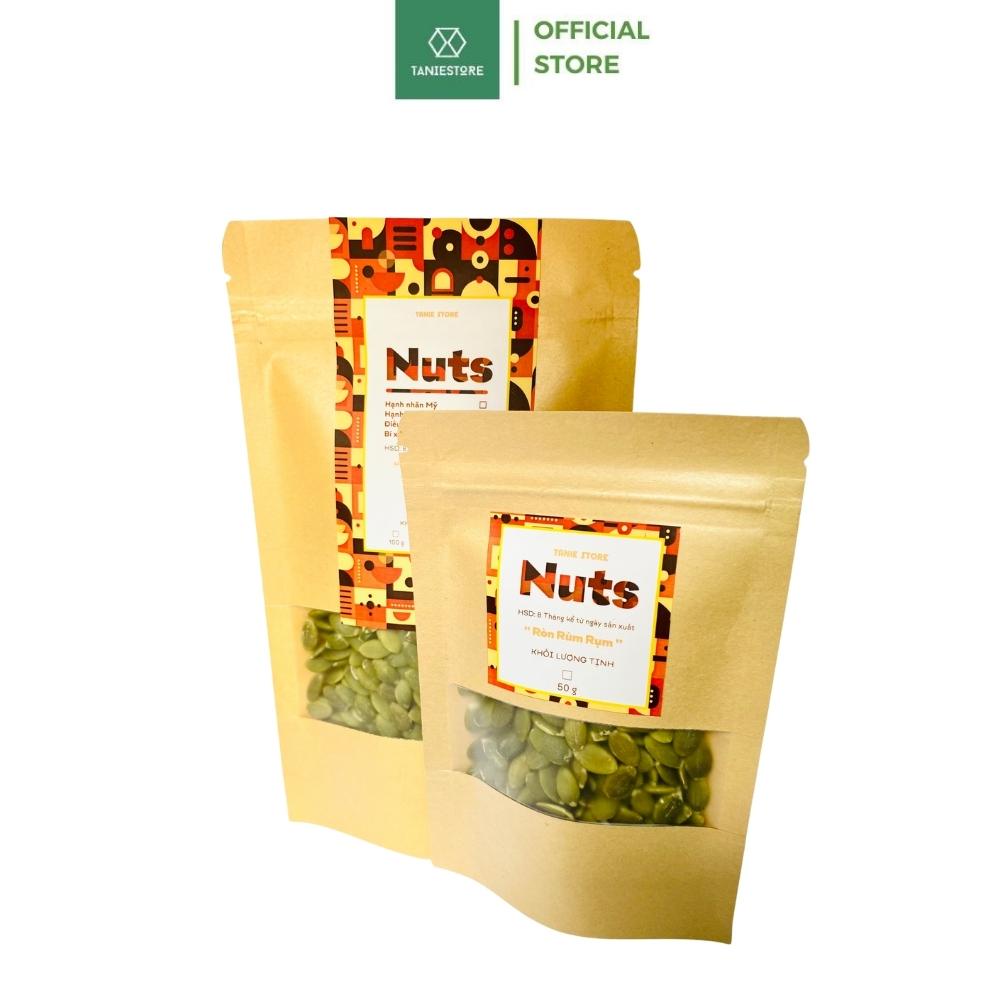 Hạt bí xanh tách vỏ - nhân hạt bí xanh Ấn độ hữu cơ của nhà Tanie Healthy Food