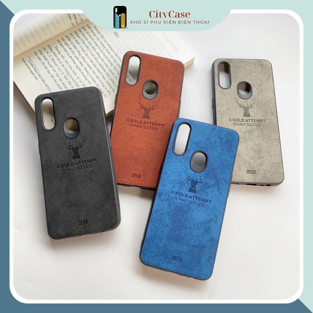 Ốp Samsung Vải Hình Hươu J4/J4Plus/J6/J6Plus/J8/A6Plus/J7Pro/J7Prime/A7 2018/A01/A11/A04S/A14 - Citycase