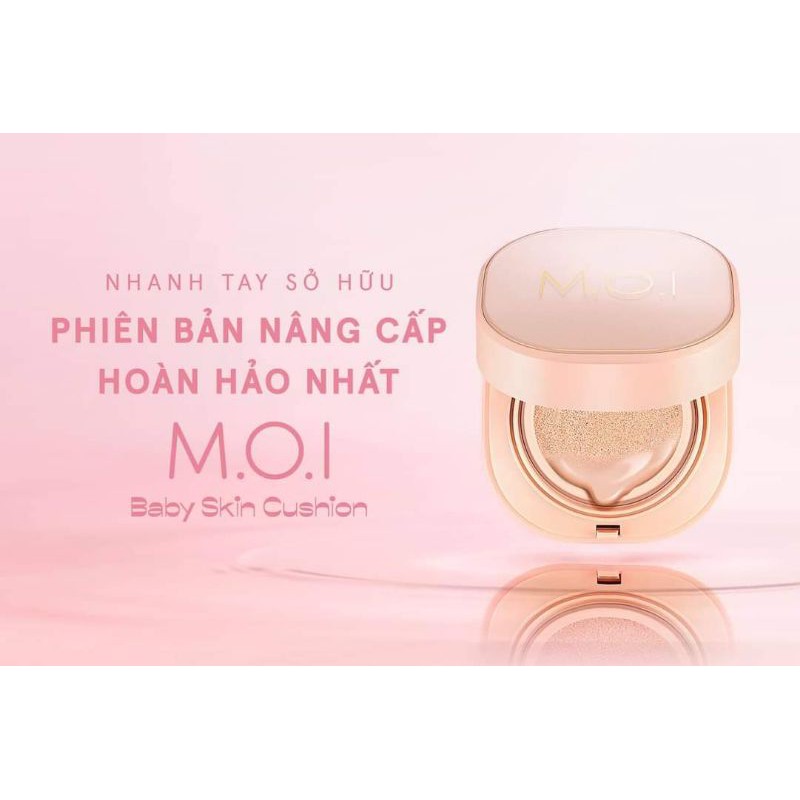[Hàng mới 2021] Phấn nước phiên bản mới - M.O.I cosmetics Hồ Ngọc Hà - Baby skin cushion | BigBuy360 - bigbuy360.vn