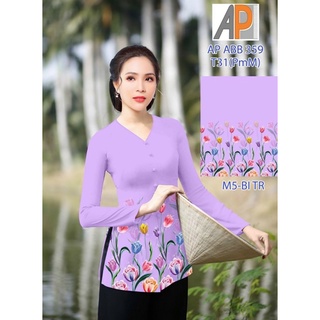 ÁO BÀ BA IN LỤA 4D