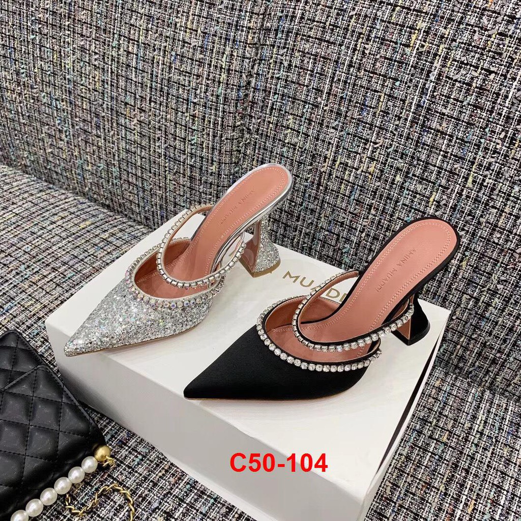 [ giayhoanang.vn ] C50-104 Amina Muaddi sandal cao 10cm siêu cấp ( ORDER 1 TUẦN )