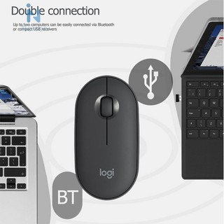 Norton❃ Logitech Pebble Wireless Bluetooth Mouse 1000DPI Thin Optical Tracking Mice