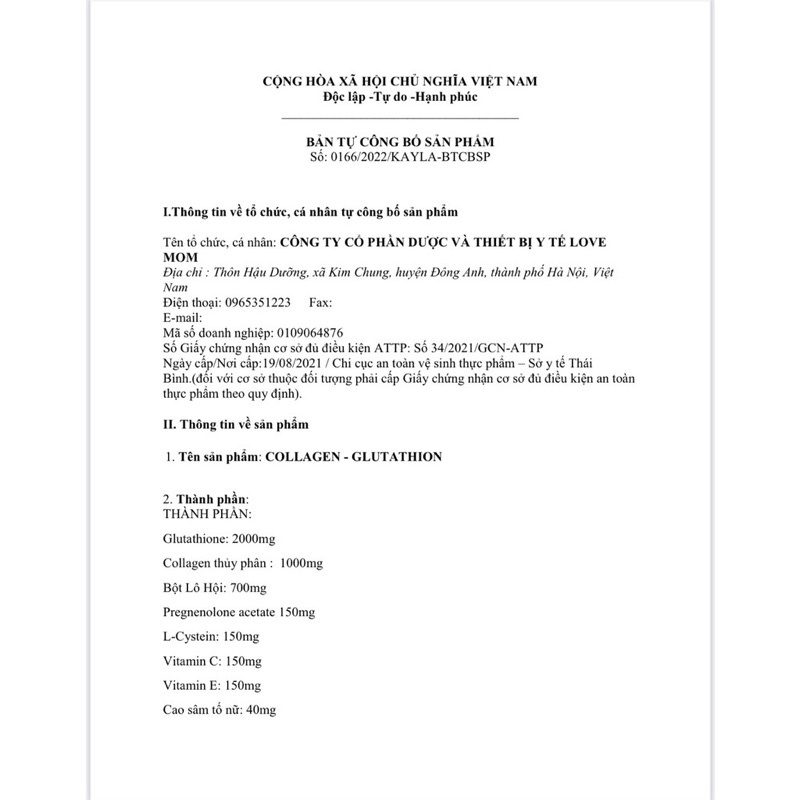 Viên trắng da Glutathione 2000mg giúp da trắng sáng