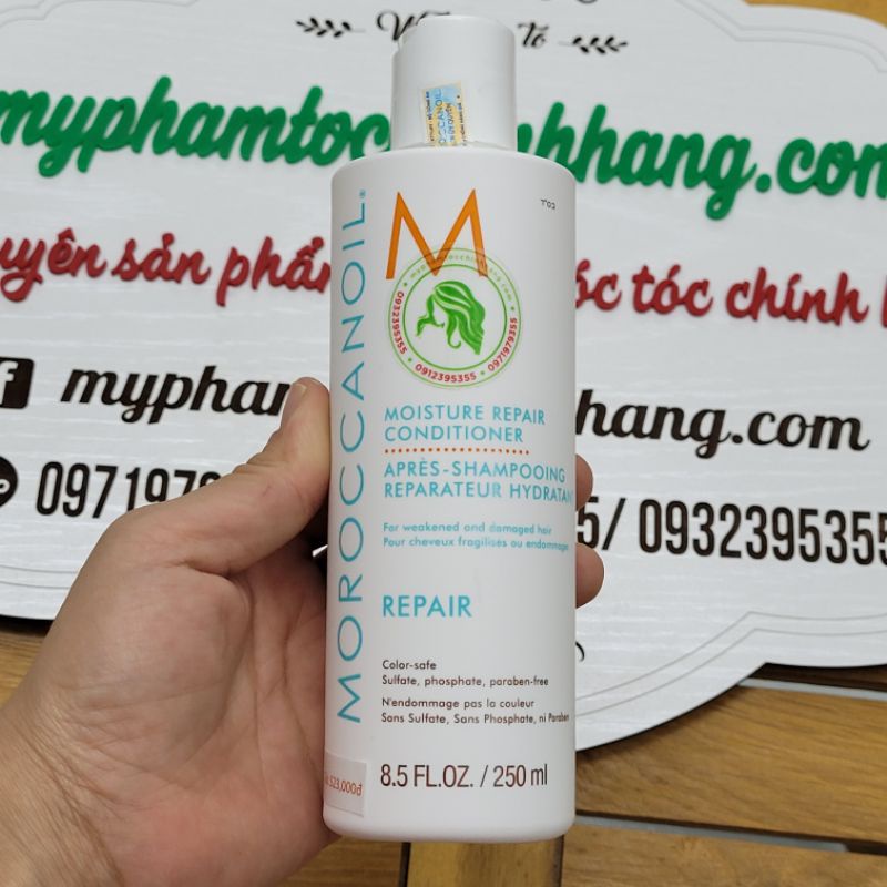DẦU GỘI XẢ HẤP MOROC PHỤC HỒI REPAIR 250ML - 500ml