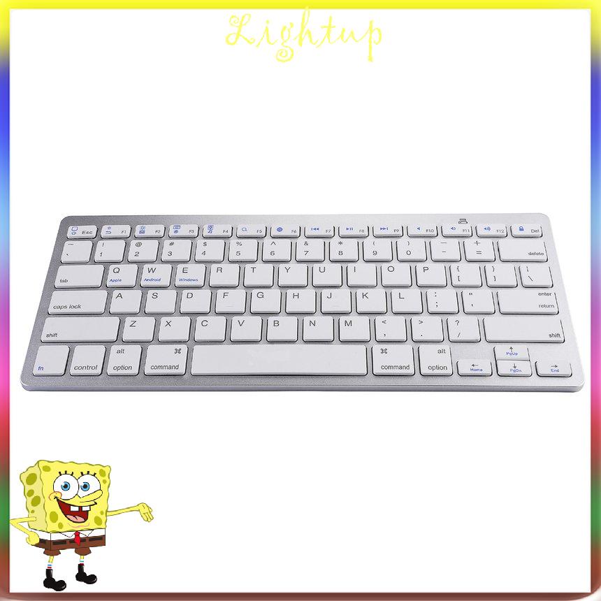 Bàn phím không dây siêu mỏng cho Apple Android Windows