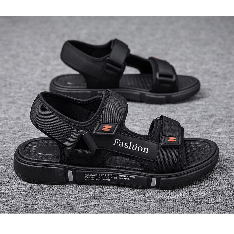 Dép sandal nam Fashion quai ngang thoáng khí êm chân phù hợp mọi lứa tuổi