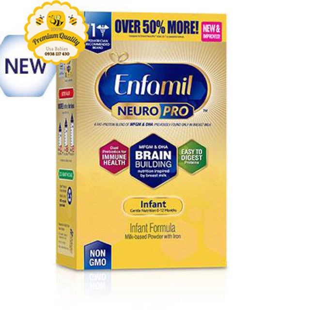 Sữa Enfamil neuro pro hộp giấy 890g