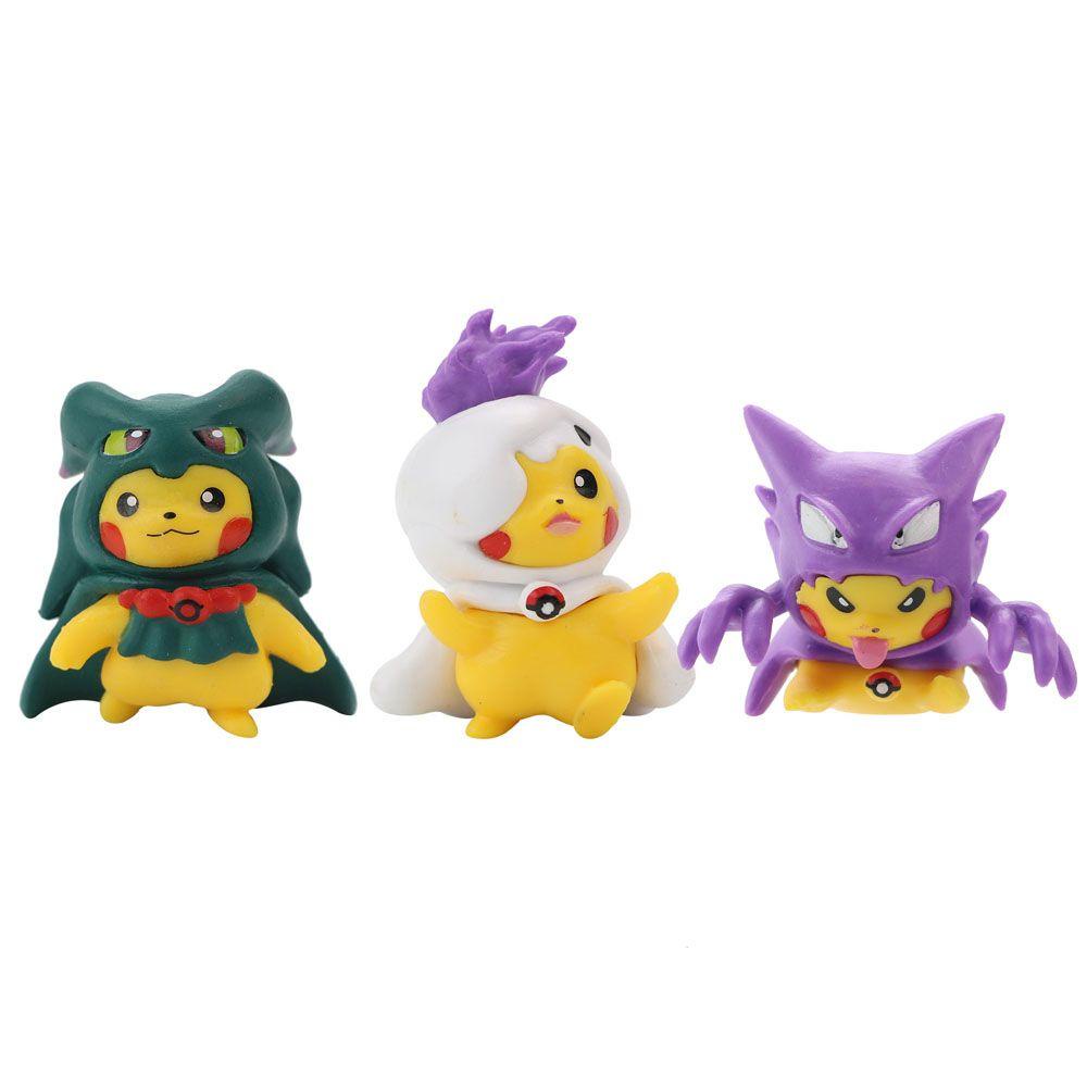 Bộ 9 Mô Hình Nhân Vật Anime Mimikyu Pikachu