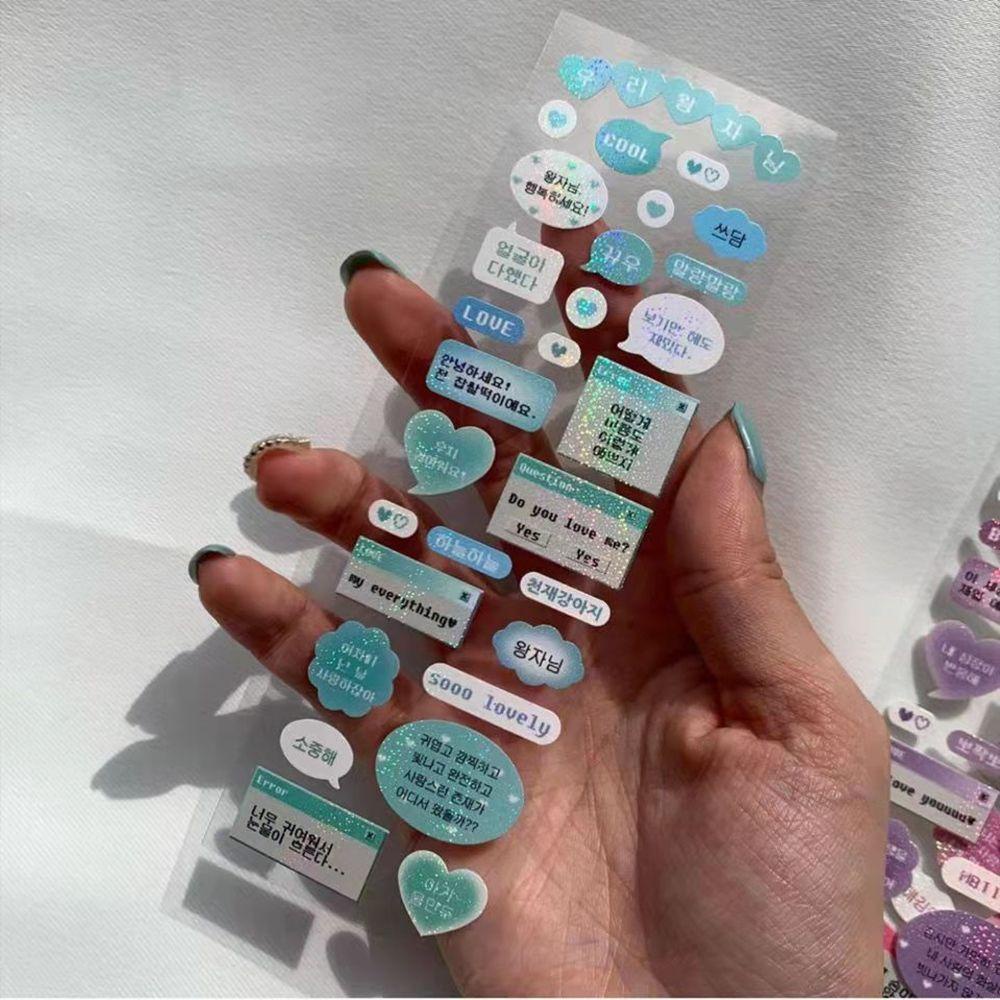 Sticker Laser Dán Trang Trí Hộp Ảnh Tạp Chí