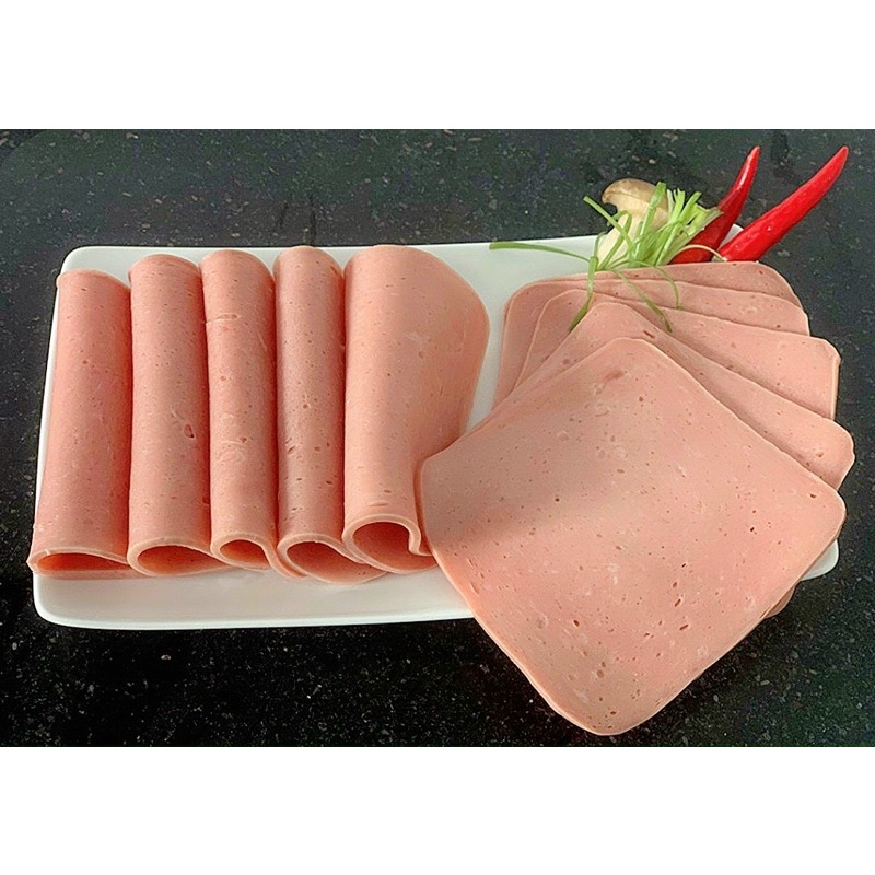 Xúc xích gà cắt lát ăn kèm bánh mì sandwich nhập khẩu Malaysia gói 400g/18 lát