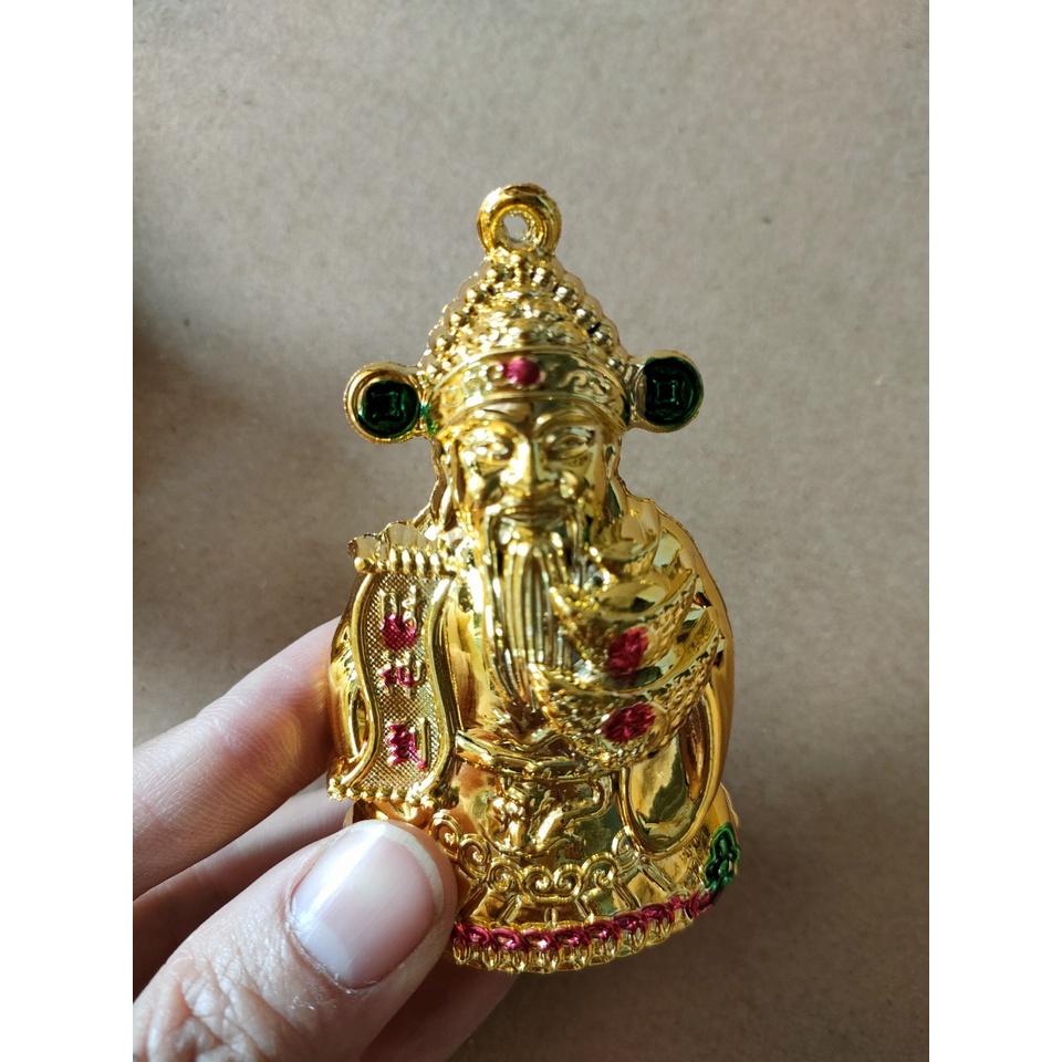 Quạt vàng, thần tài, trang trí oản tài lộc