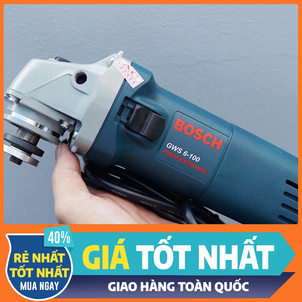 [GIÁ SỈ] MÁY MÀI CẮT 1 TẤC RUỘT ĐỒNG BOSCH  GWS 6-100 [cam kết chất lượng lõi đồng 100%]