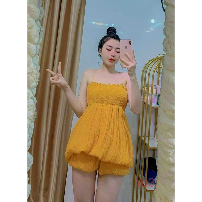 SÉT BỘ HAI DÂY KIỂU TÙNG PHỒNG CHẤT LIỆU XỐP CỰC XINH XỈU TH