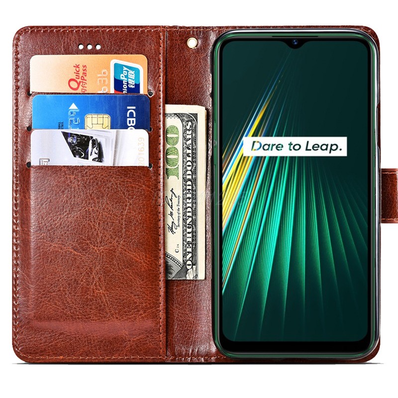 Ốp Bao Da Điện Thoại Nắp Lật Có Ngăn Đựng Thẻ Cho OPPO A1 A58 A17 A17K Find X2 Reno 10 3 Pro 2Z 2F Z A ACE 2 10X