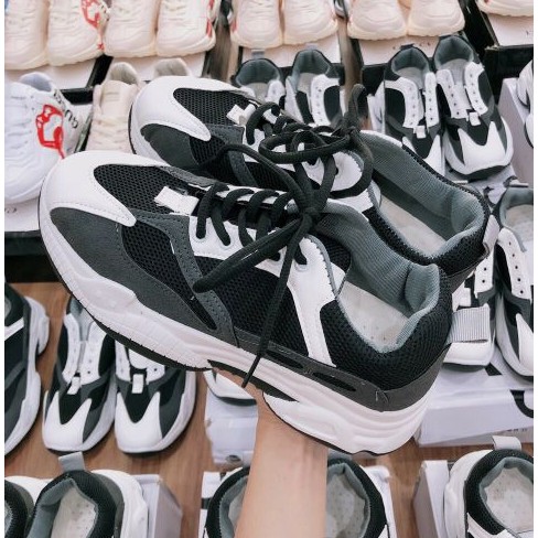 [Mã FAMAYWA2 giảm 10k đơn từ 50k] {Xả Hàng} Giày Thể Thao Đế Khủng Pha Màu Mắt Cáo Cực Chất Hót Trend