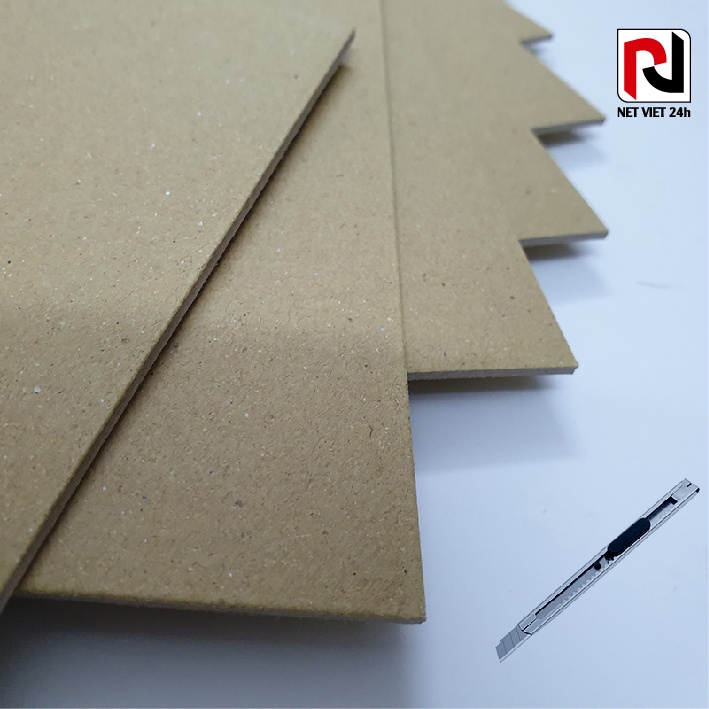 Combo 5 - 10 tấm Carton lạnh 3 lớp , carton tấm làm bìa sổ tay, sổ note, bìa cứng, bìa menu, đồ handmade