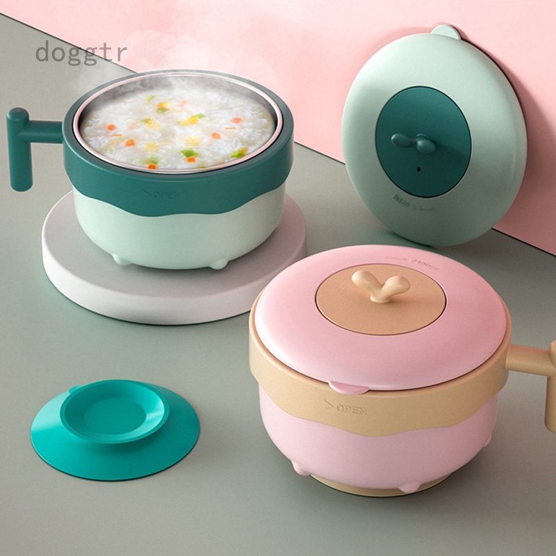 Doggtr Bát Ăn Hai Mặt Bằng Silicone Chống Rơi Vỡ Dành Cho Trẻ Nhỏ
