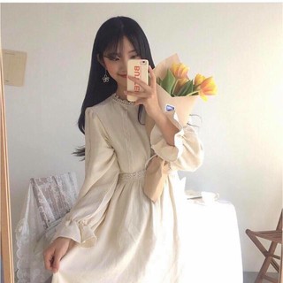 Đầm maxi trắng korea