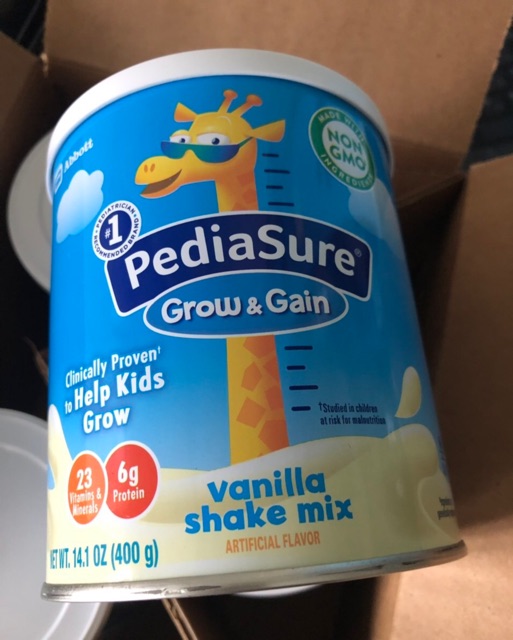 Sữa bột PediaSure Grow & Gain Nongmo 400g của Mỹ