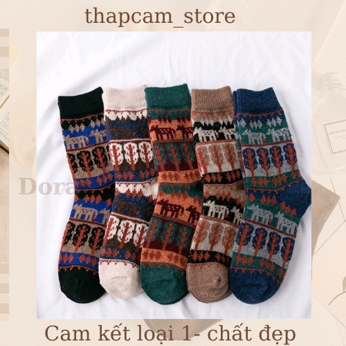 SET 5 ĐÔI TẤT THỔ CẨM M15 THÔNG