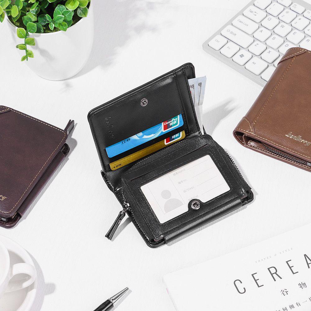 MIHAN1 Luxury Credit Card Holder Women Men Card Case Leather Wallet Fashion With Zipper Multi-function Business Card Purses/Multicolor