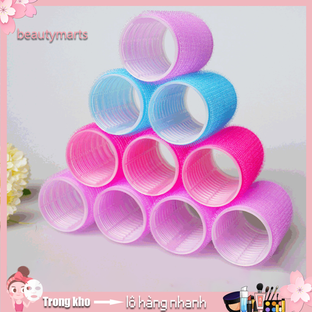 [Hàng mới về] Lô uốn tóc bằng nhựa PP tự nhiên không bị kẹt cho phụ nữ