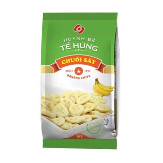 Gói 500G Chuối Sấy Huynh Đệ Tề Hùng