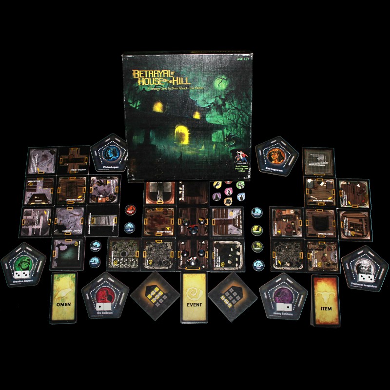 Betrayal At House On The Hill Fun board game Trò chơi boardgame nhập vai “Ngôi nhà ma trên đồi” thích hợp cho người lớn và thiếu niên