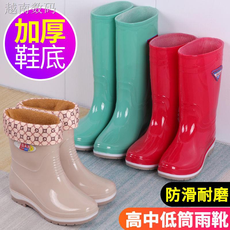 Ủng cổ thấp cao su dày dặn đi mưa chống thấm nước chống trượt và mài mòn tiện lợi | BigBuy360 - bigbuy360.vn