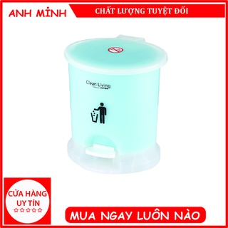 Thùng rác oval nhỏ duy tân