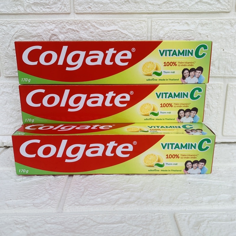 kem đánh răng colgate vitamin c 170g