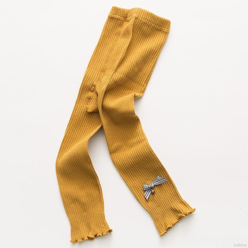 Quần Legging Phối Nơ Cho Bé Gái