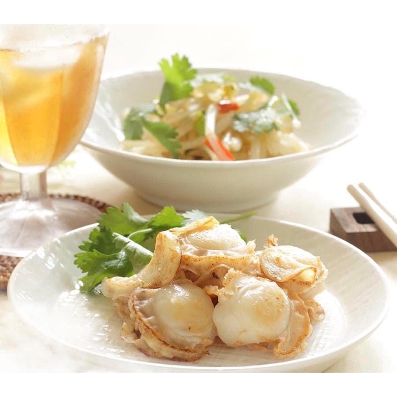Cồi sò điệp hấp - nõn sò điệp Nhật lớn tươi ngon bổ dưỡng 500g
