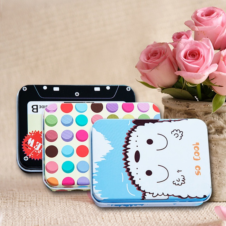 Hộp Thiếc Đựng Tiền Xu In Hình Hoạt Hình Dễ Thương Cho Bé