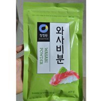 Bột mù tạt XANH Wasabi Chungjunone 200g