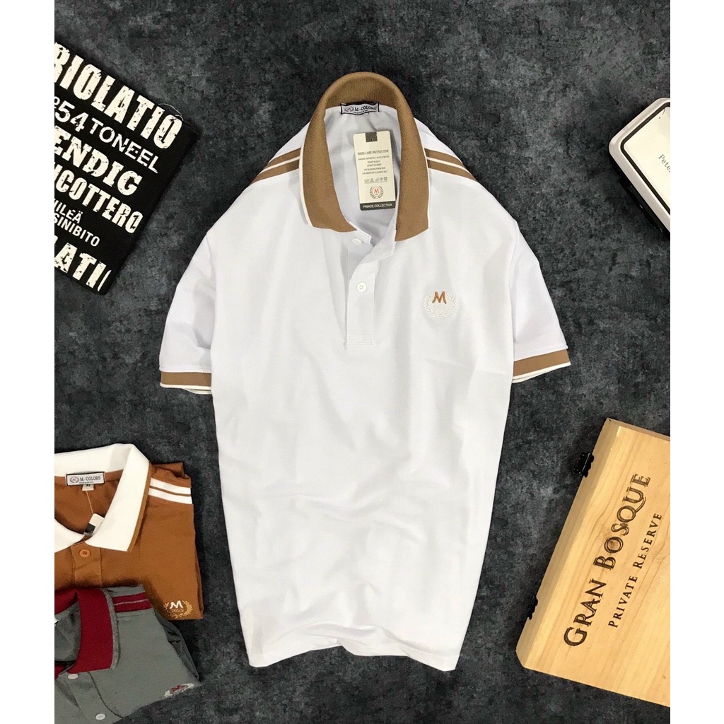 Áo Thun Nam Polo Vải cá sấu cổ bẻ Cotton Cao Cấp