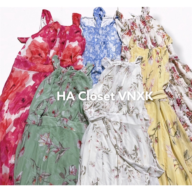 Đầm Voan Hoa Maxi Big Size Dư Xịn