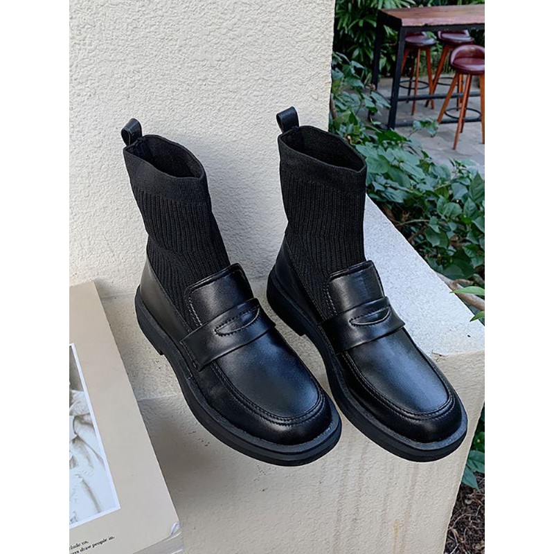 Giày boots ống ngắn da phong cách châu âu ( kèm video thật ) | BigBuy360 - bigbuy360.vn
