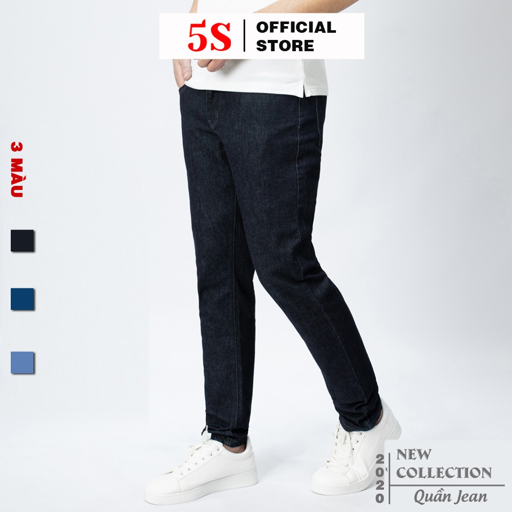Quần Jean Nam 5S ( 3 màu) Cơ Bản, Phom Dáng Hơi Ôm, Trẻ Trung, Lịch Sự
